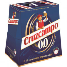 CERVEZA 0,0% CRUZCAMPO 25 CL P-6