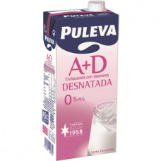 LECHE DESNATADA PULEVA BRIK 1 L