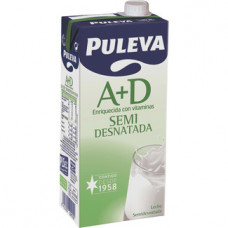 LECHE SEMIDESNATADA PULEVA BRIK 1 L