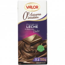  CHOCOLATE C/LECHE 0%AZ.AÑAD VALOR 100G 