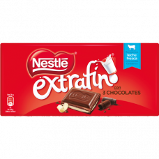  CHOCOLATE EXTRAFINO 3 CHOCO NESTLE 120 g 