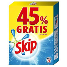 DETERGENTE POLVO ACTIV CLEAN 45%GRATIS SKIP 75U