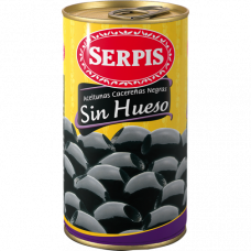  ACEITUNAS NEGRAS S/HUESO SERPIS 150 G 