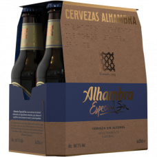 CERVEZA S/ALCOHOL ALHAMBRA 25 CL P-6