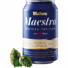 CERVEZA MAESTRA MAHOU LATA 33 CL