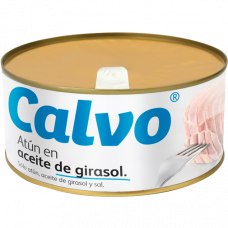  ATUN ACEITE GIRASOL CALVO RO-650 G 