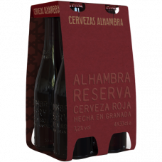 CERVEZA ROJA ALHAMBRA RESERVA 33 CL P-4