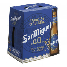 CERVEZA SIN 0,0% SAN MIGUEL 25 cl P-6