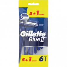  MAQUINA BLUE II GILLETTE 5+1 u. 