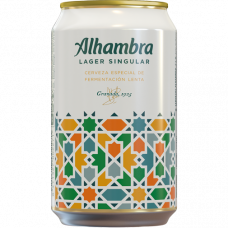  CERVEZA ESPECIAL ALHAMBRA LATA 33 CL 