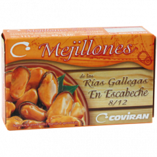  MEJILLONES ESCABECHE 8/12 F COVIRAN 69 G 