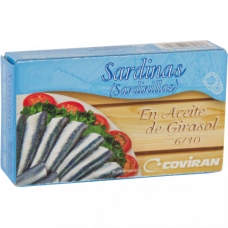 SARDINILLA A.GIRASOL 6/10 COVIRAN 65G