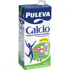 LECHE CALCIO SEMIDESNATADA PULEVA 1 L