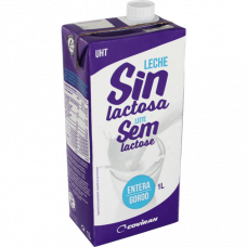 LECHE ENTERA S/LACTOSA COVIRAN BRIK 1 L