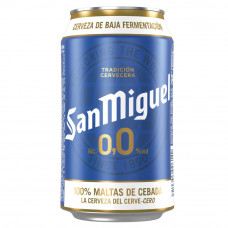 CERVEZA 0,0% SAN MIGUEL LATA 33 CL