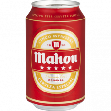 CERVEZA 5 ESTRELLAS MAHOU LATA 33 CL