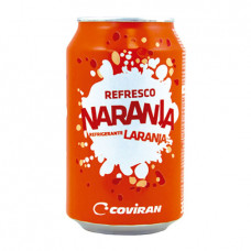 REFRESCO NARANJA COVIRAN LATA 33 CL 