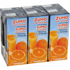  ZUMO NARANJA COVIRAN 200 ml P-6 