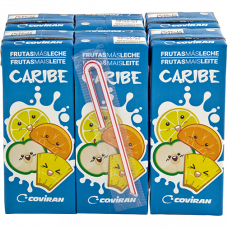 FRUTAS+LECHE CARIBE COVIRAN 200 ML P-6