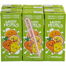 FRUTAS+LECHE MULTIFRUT COVIRAN 200ML P6