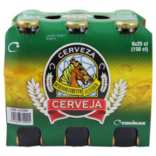 CERVEZA C/ALCOHOL COVIRAN 25 CL P-6 