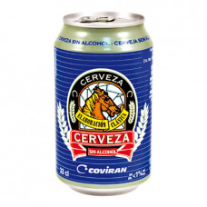 CERVEZA S/ALCOHOL COVIRAN LATA 33 CL 