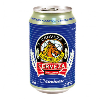 CERVEZA S/ALCOHOL COVIRAN LATA 33 CL 