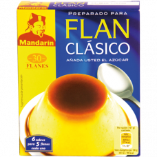 FLAN CHINO CLASICO MANDARIN SOBRES 4 U.