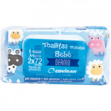 TOALLITAS INFANTILES COVIRAN P-2 72 U. 