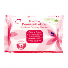 TOALLITAS DESMAQUILLADORA COVIRAN 25 u.