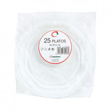 PLATO LLANO COVIRAN 20 cm 25 u. 