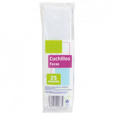 CUCHILLO BLANCO COVIRAN 25 u. 