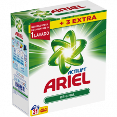  DETERGENTE POLVO ARIEL 28+3 U. 