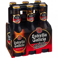 CERVEZA ESTRELLA GALICIA 20 CL P-6